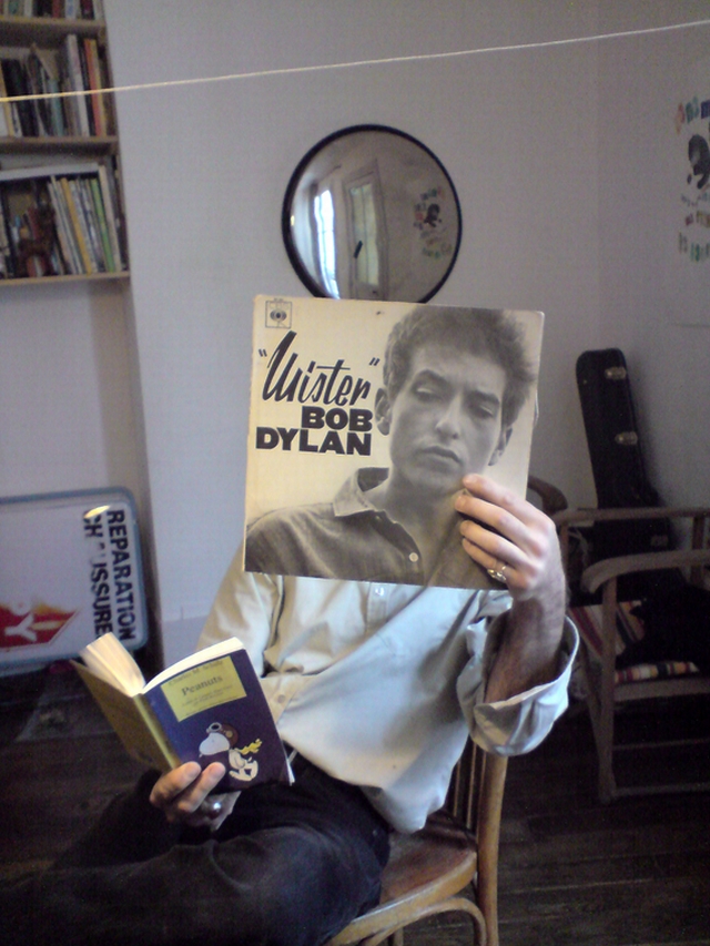 bob dylan sten et chardone sleeveface