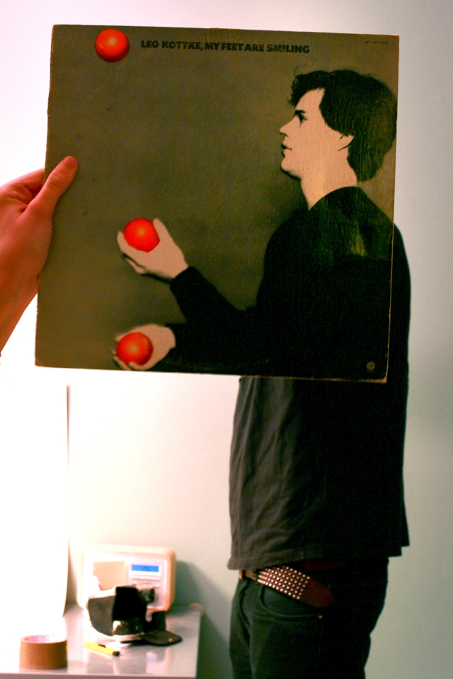 leo kottke my feet are smiling sleeveface