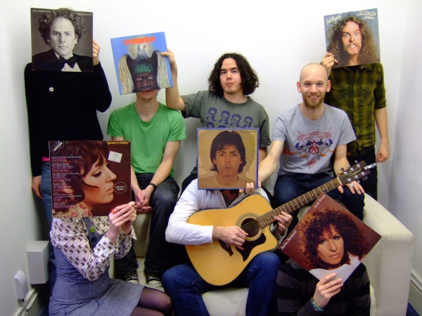 carl morris, john rostron and sleeveface friends